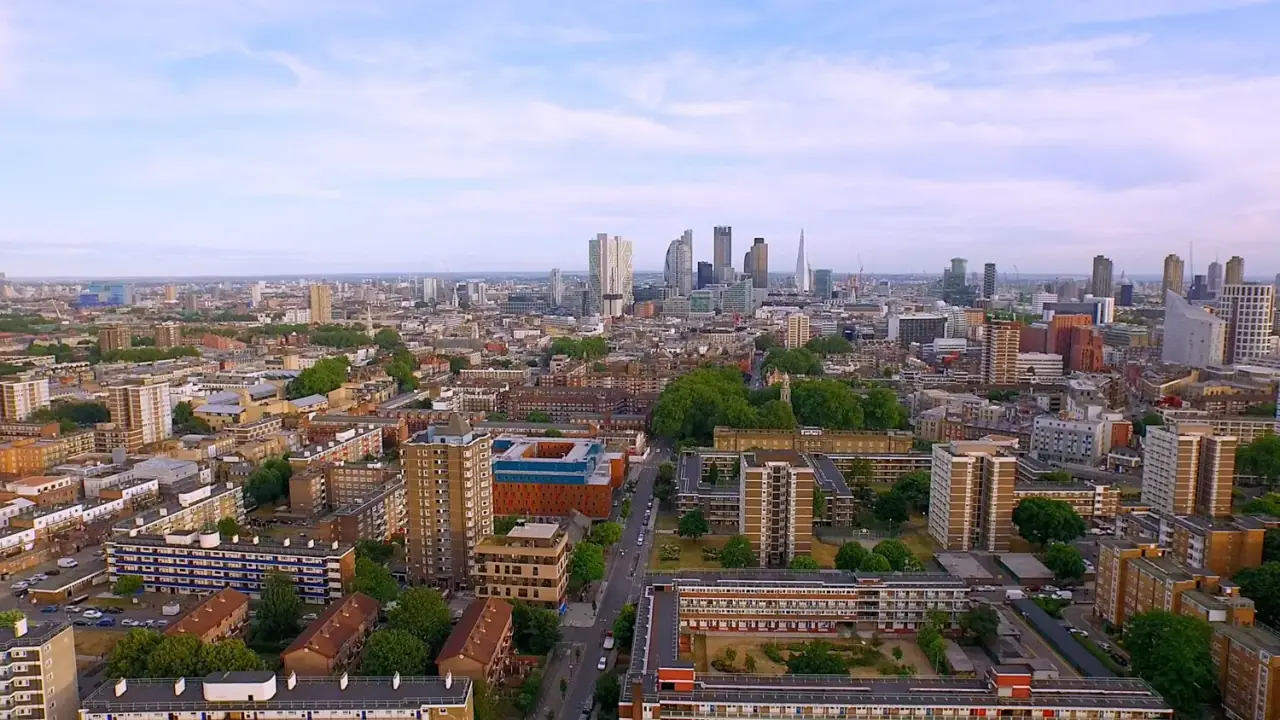 London view for Hackney