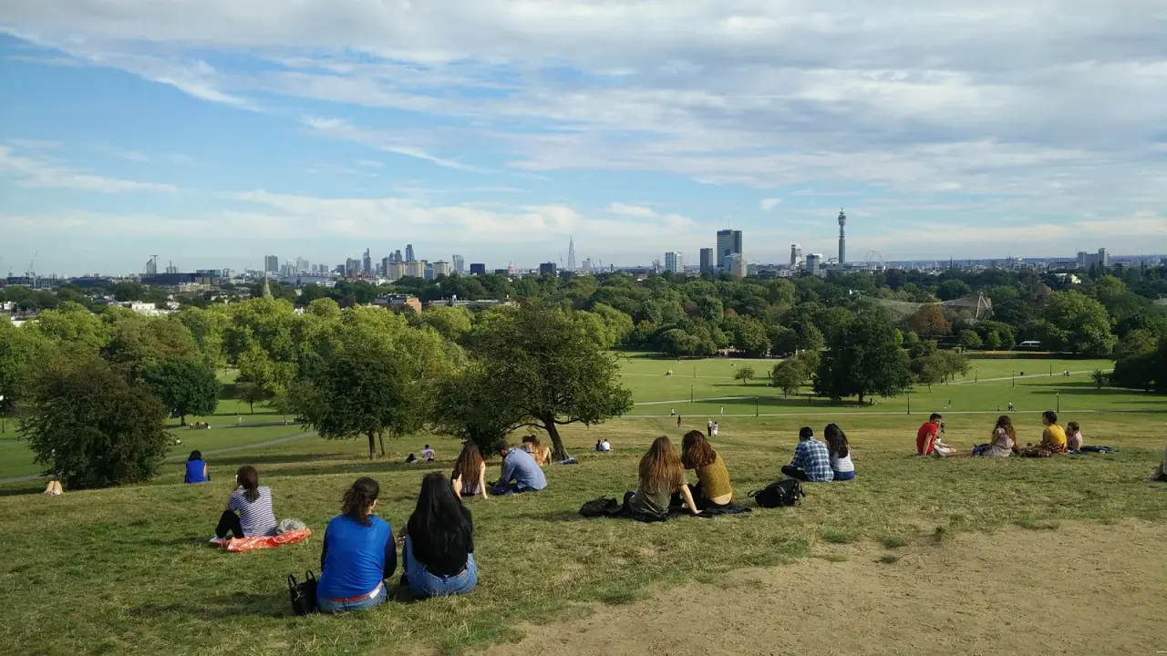 People sitting outdoor