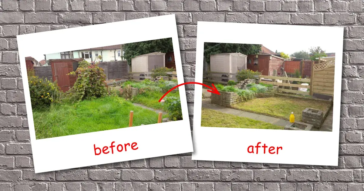 Garden clearance & green waste removal in Hendon